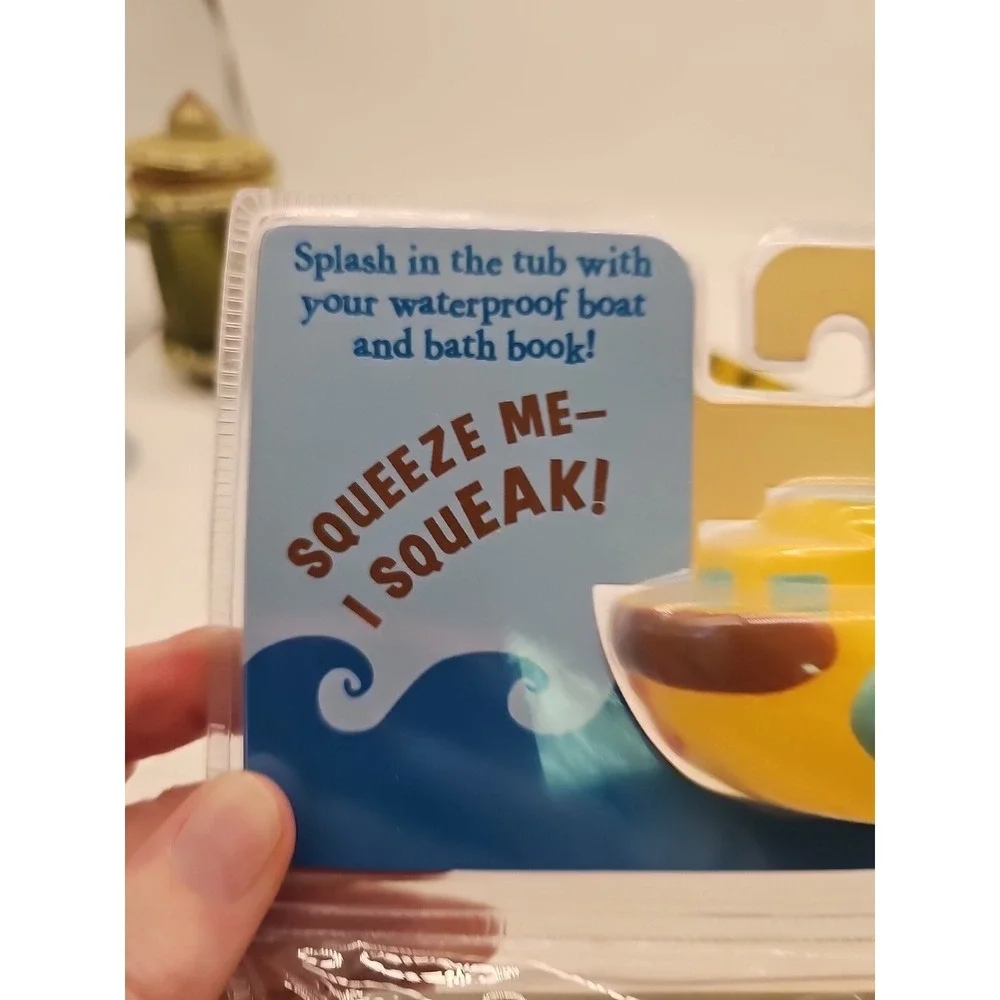 Curious Baby: My‎ Little Bath Book & Toy Boat New